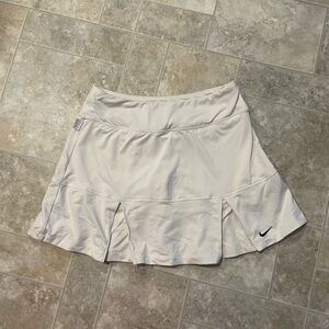 Nike White Pleated Athletic Skirt skort